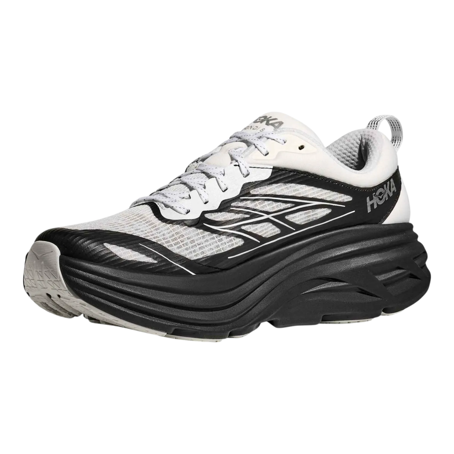 Hoka One Bondi 8 TS Caged Frost/Black Men 1155391-FLCK Studio City