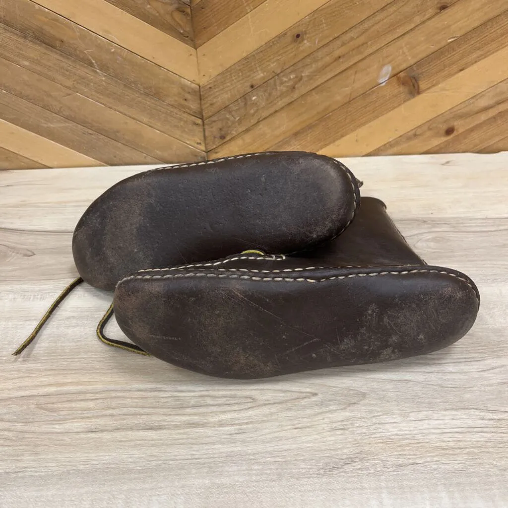 Leather Bush Boots: Brown-men-9-9.5 Gosen Badminton Shoes