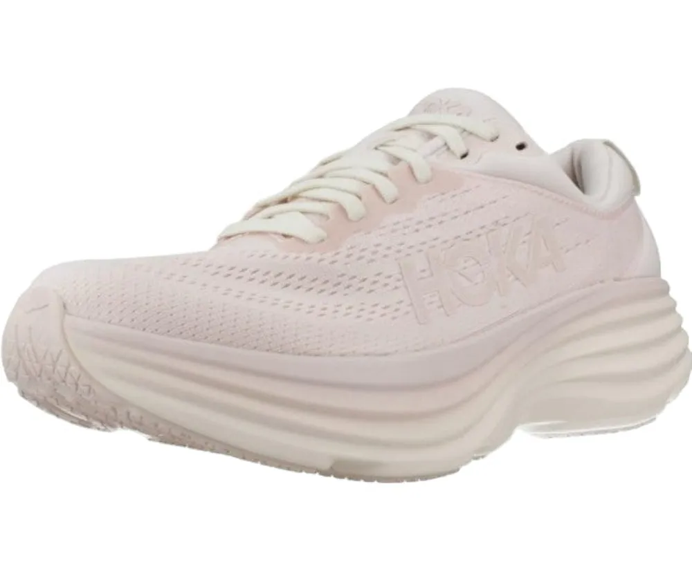 Good Running Sneakers For Beginners Hoka Women's Bondi 8 Sneaker, Cosmic Pearl