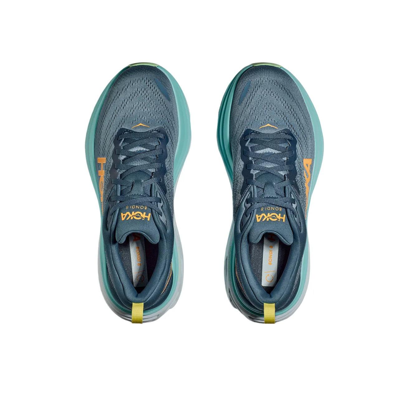 Shoes Trail Hoka One One scarpa da corsa da uomo Bondi 8 1123202/RHD blu ombra-verde acqua