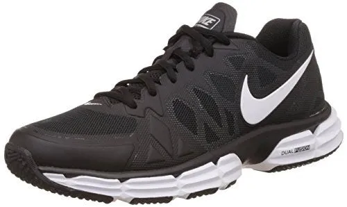 Nike Mens Dual Fusion Tr 6 Black/White/Mtllc Slvr/Pr Pltnm Training Shoe 12 ... Soft Badminton Shoes