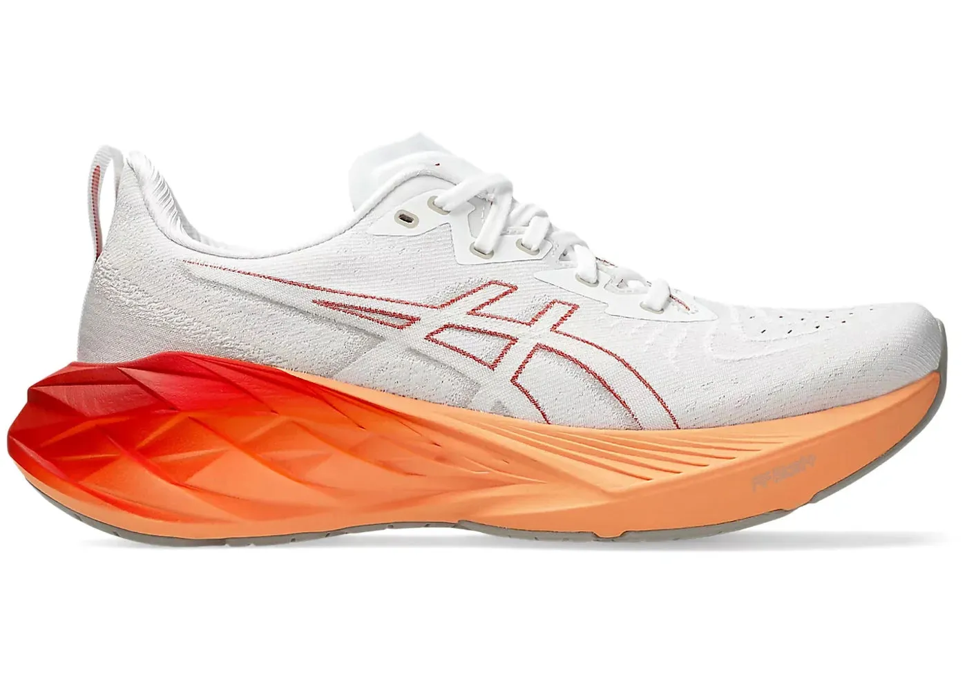 Best Asics Outdoor Running Shoes ASICS Novablast 4 White Moonrock