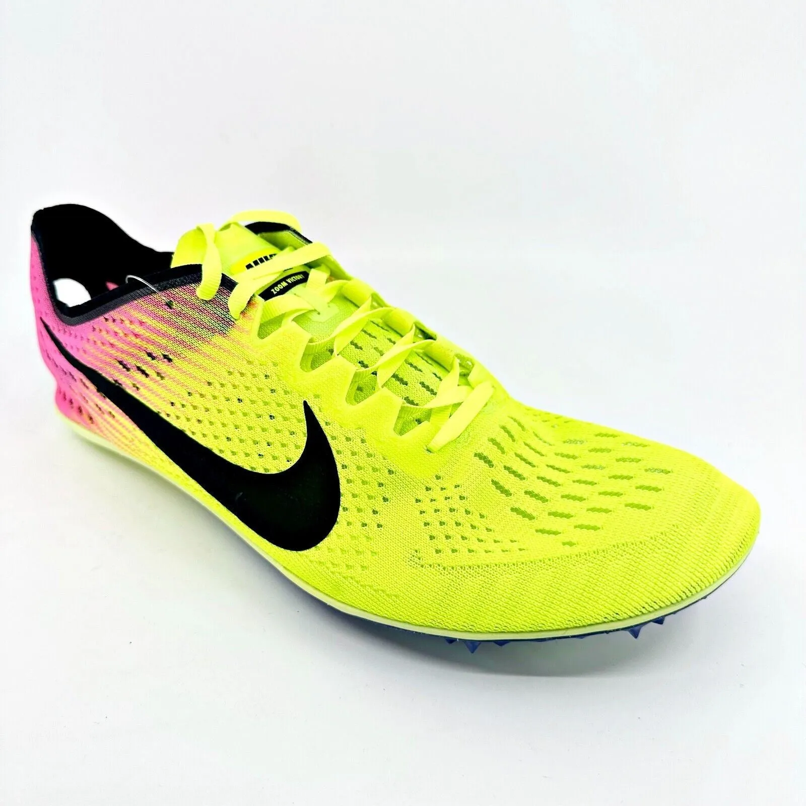 Nike Zoom Victory 3 OC Volt Pink Mens Track & Field Distance Running Shoes Triumph Running Shoes