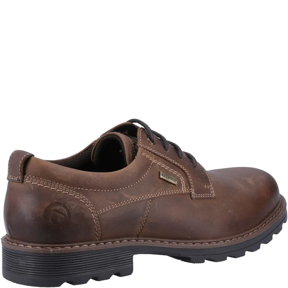 Tadwick Shoes Dark Tan Zero Drop Waterproof Running Shoes