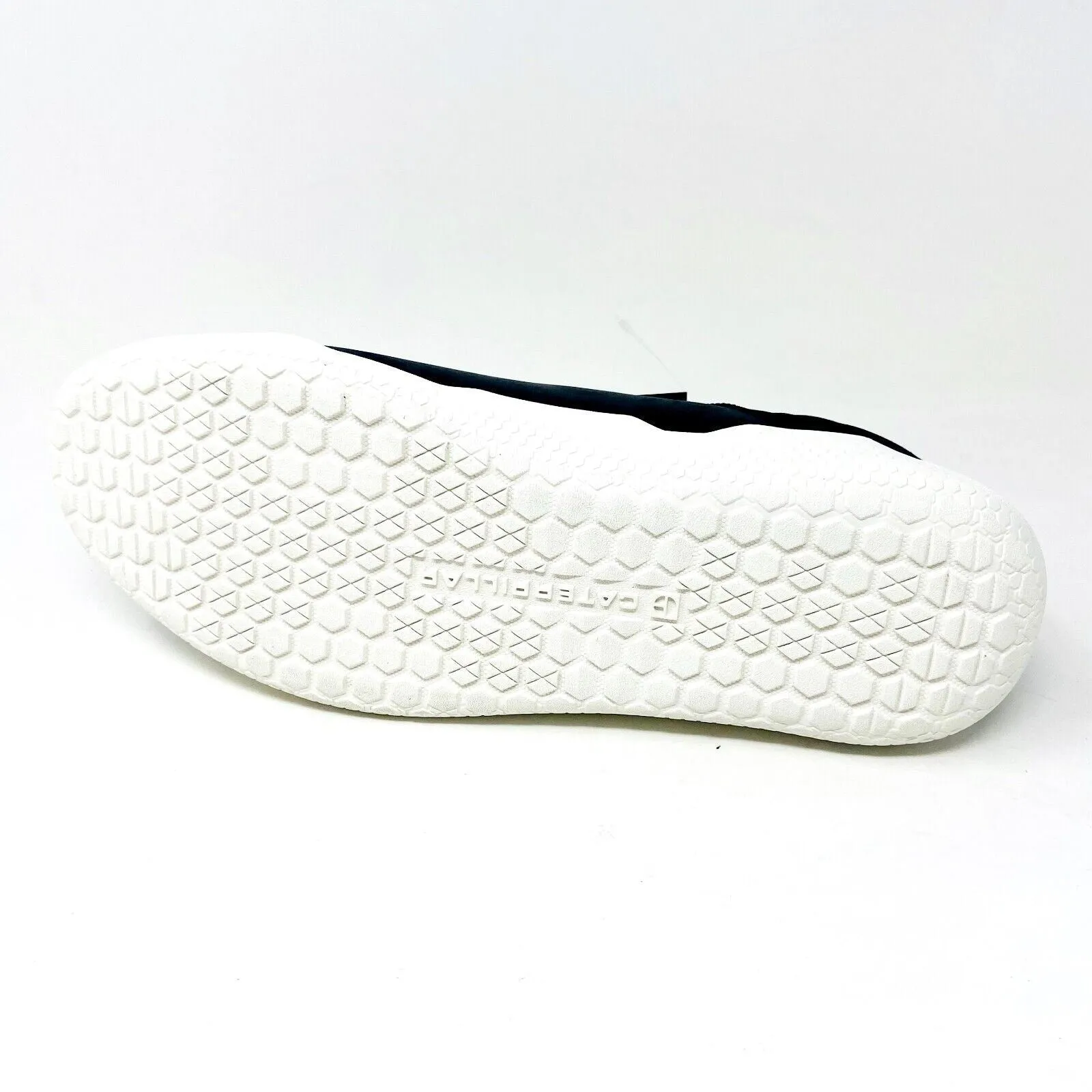 Caterpillar CAT Hex Black White Mens Leather Casual Shoes Sneakers P724185 Casual Shoes Snow