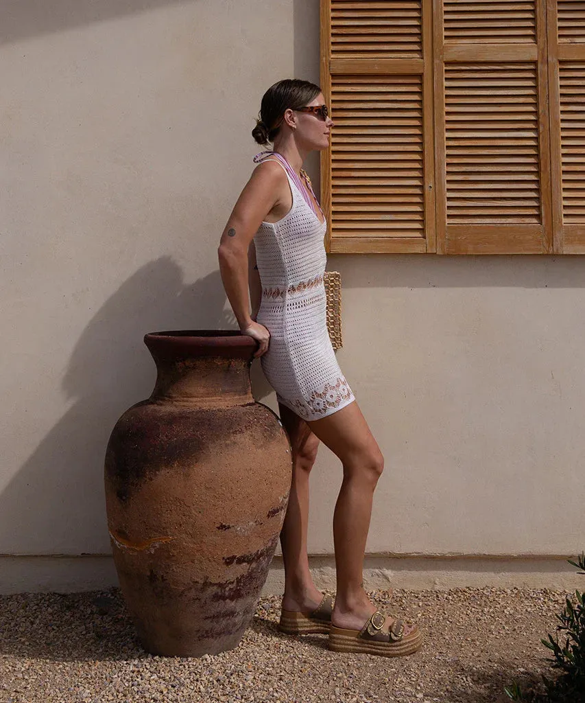 The Wanika Sandals by Dolce Vita - Almond Nubuck Walking Shoes For People With Flat Feet