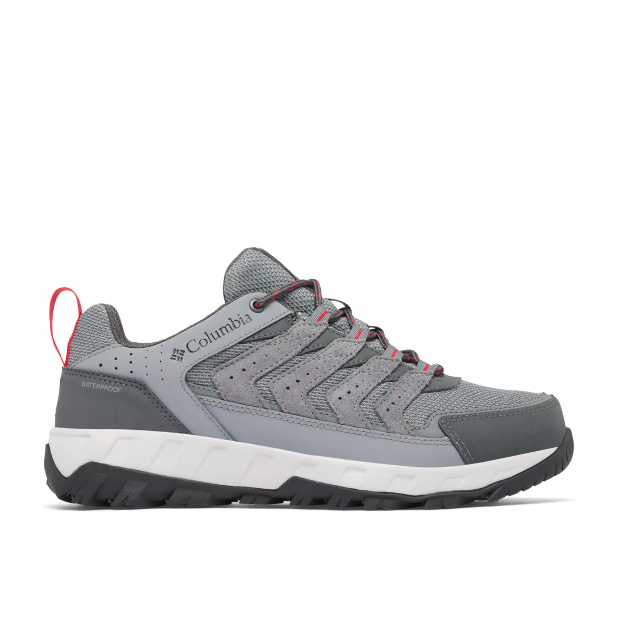 Columbia Men Grey STRATA TRAIL LOW WP Dress Hiking Boots