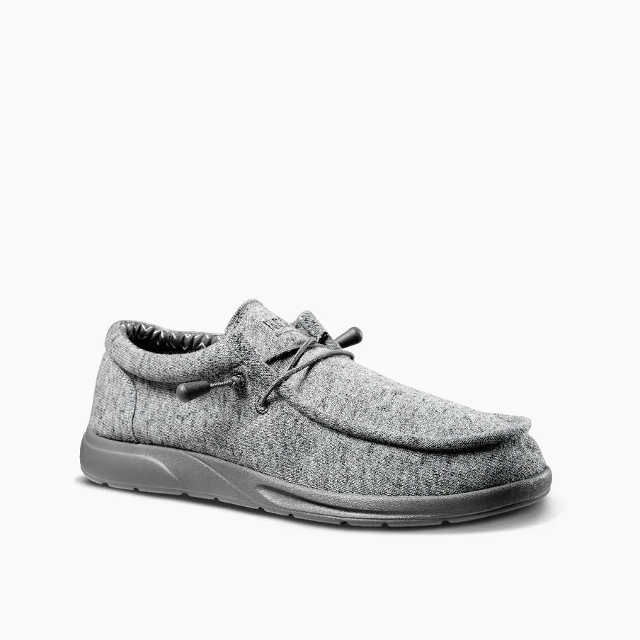REEF Men's Cushion Coast Slip-On Shoe Light Gray  Lightweight Comfort with Memory Foam Casual Shoes For Comfortable