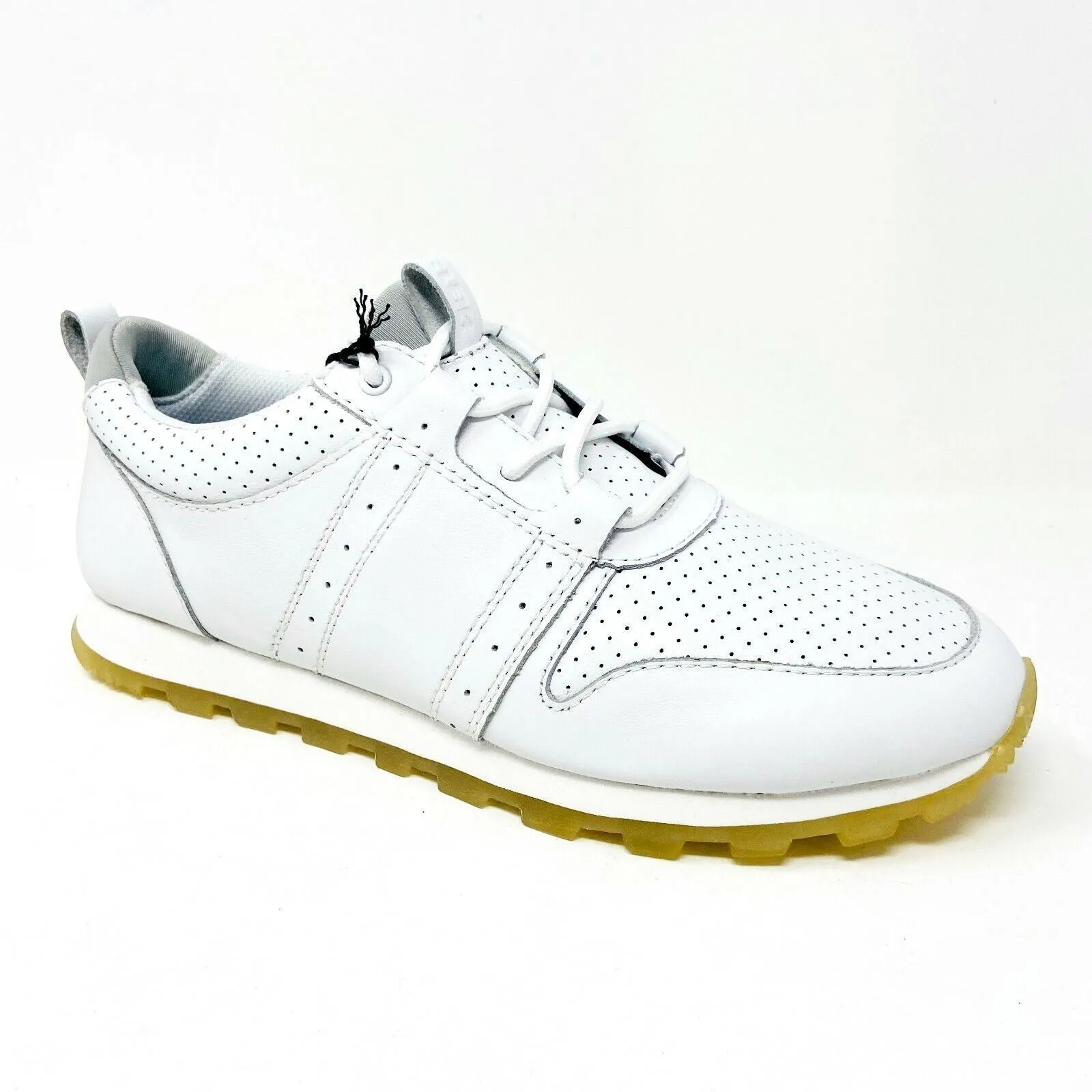 Best Shoes For Casual Runner Clae Mills White Tumbled Leather Mens Casual Premium Shoes Sneakers
