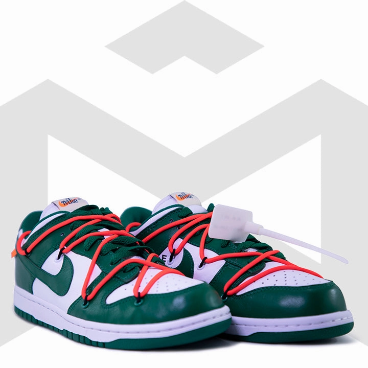 Nike Dunk Low Off-White Pine Green Basketball Nike Elite Shoes
