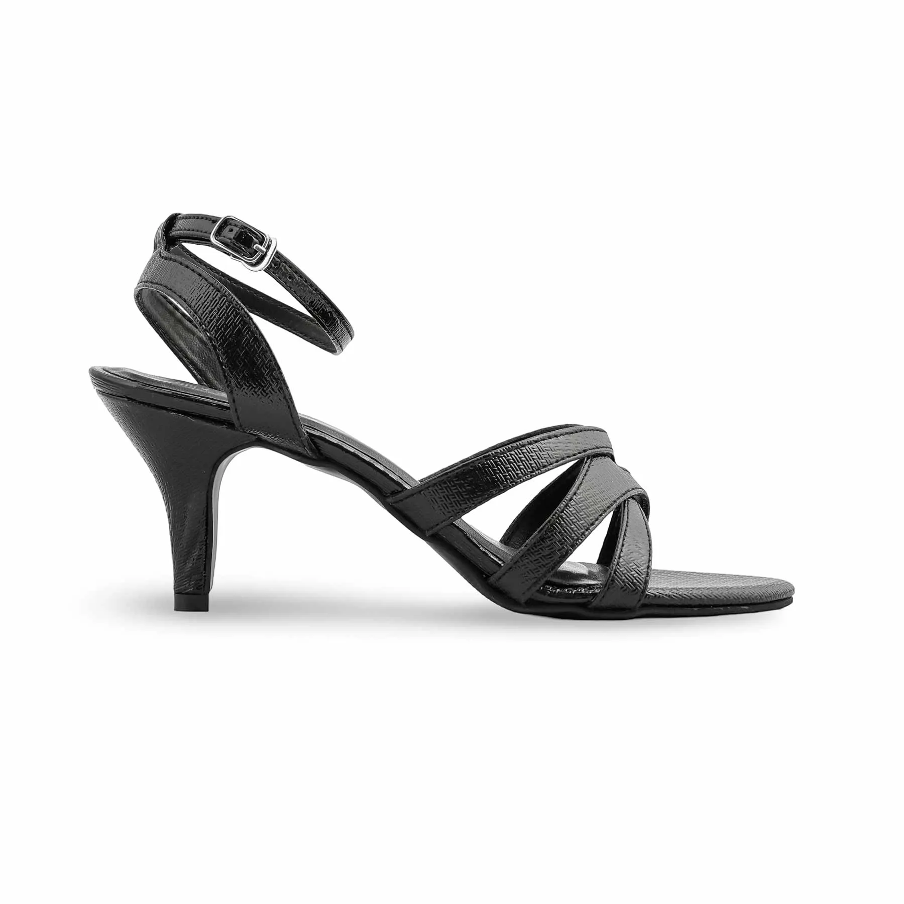 Black Formal Women Sandal FR5429 Sandals With Plantar Fasciitis