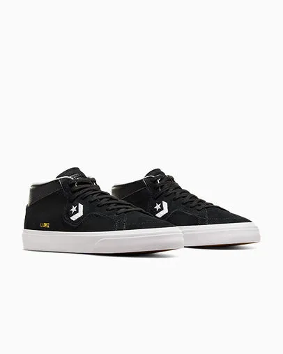 Converse Louie Lopez Pro Mid: Black/White With Lights Roller Skate
