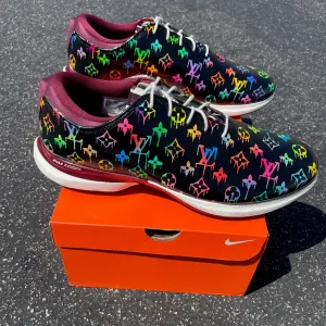 Municipal Golf Rainbow Louis Vuitton Drip Golf Shoes