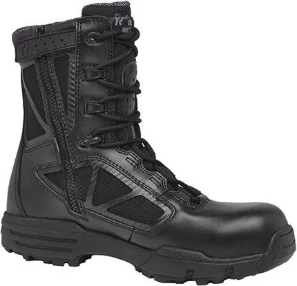 TR998ZWPCT Tactical Research 8 Inch Composite Toe WP Side-Zipper Boot Waterproof Wading Shoes