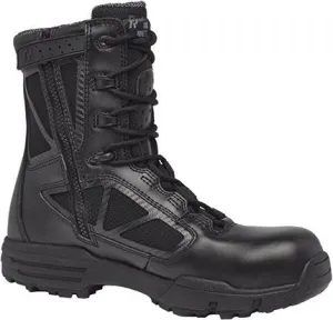 TR998ZWPCT Tactical Research 8 Inch Composite Toe WP Side-Zipper Boot Waterproof Carbon Fiber Work Shoe