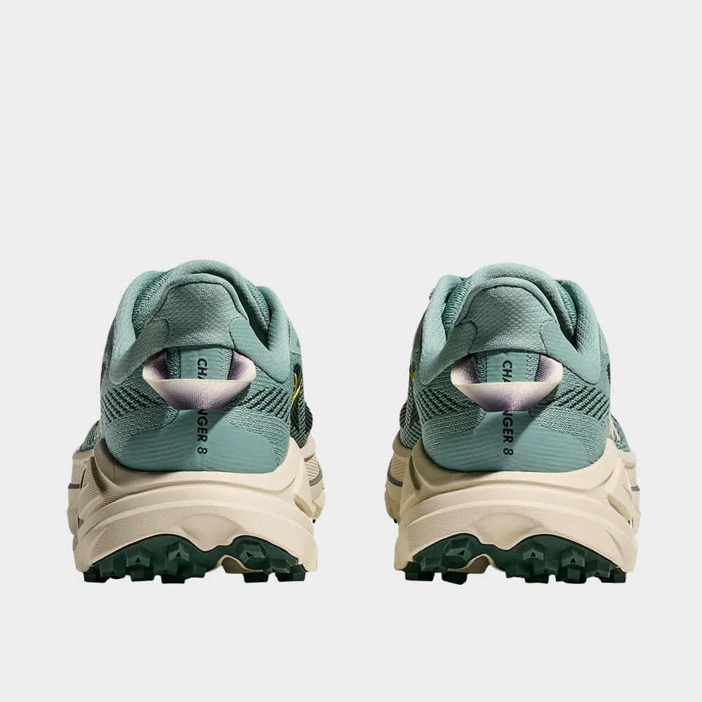 Women's Trail Shoes Hoka Mens Challenger 8 Trail Running Shoes Grey