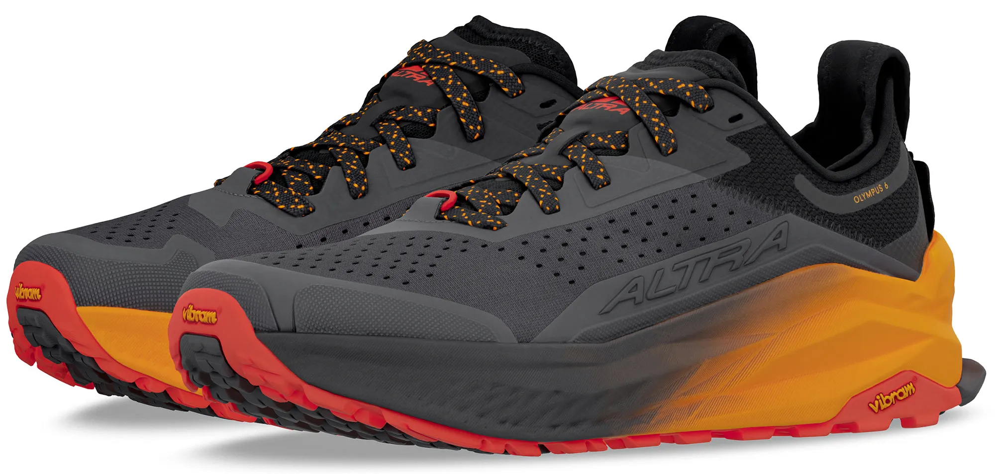 Lightweight Hiking And Trail Shoes Altra Olympus 6 Mens Trail Running Shoes - Black