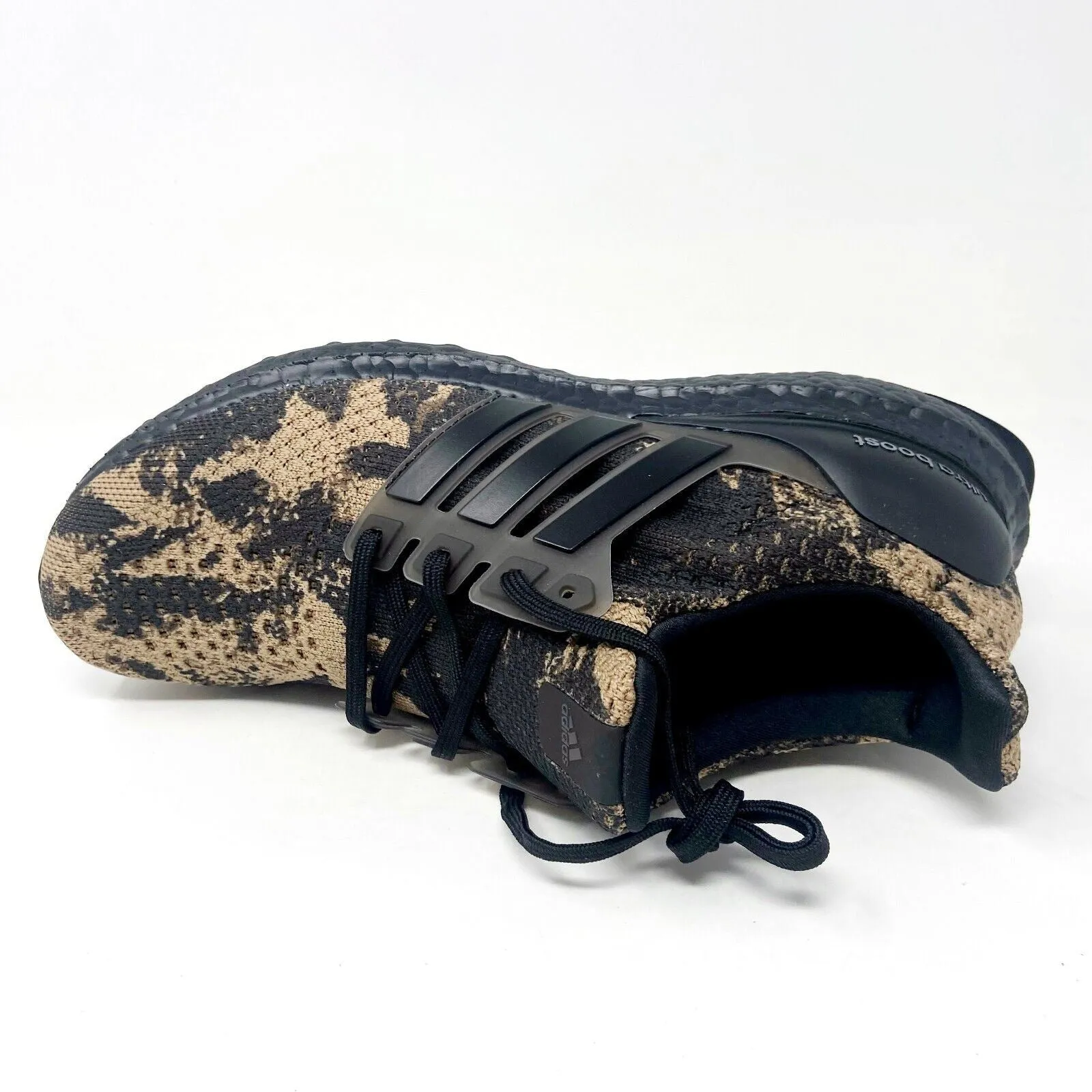 Best Running Shoes For Flat Footed Runners Adidas UltraBoost 5.0 DNA Black Brown Camo Mens Shoes Running Sneakers GX9329