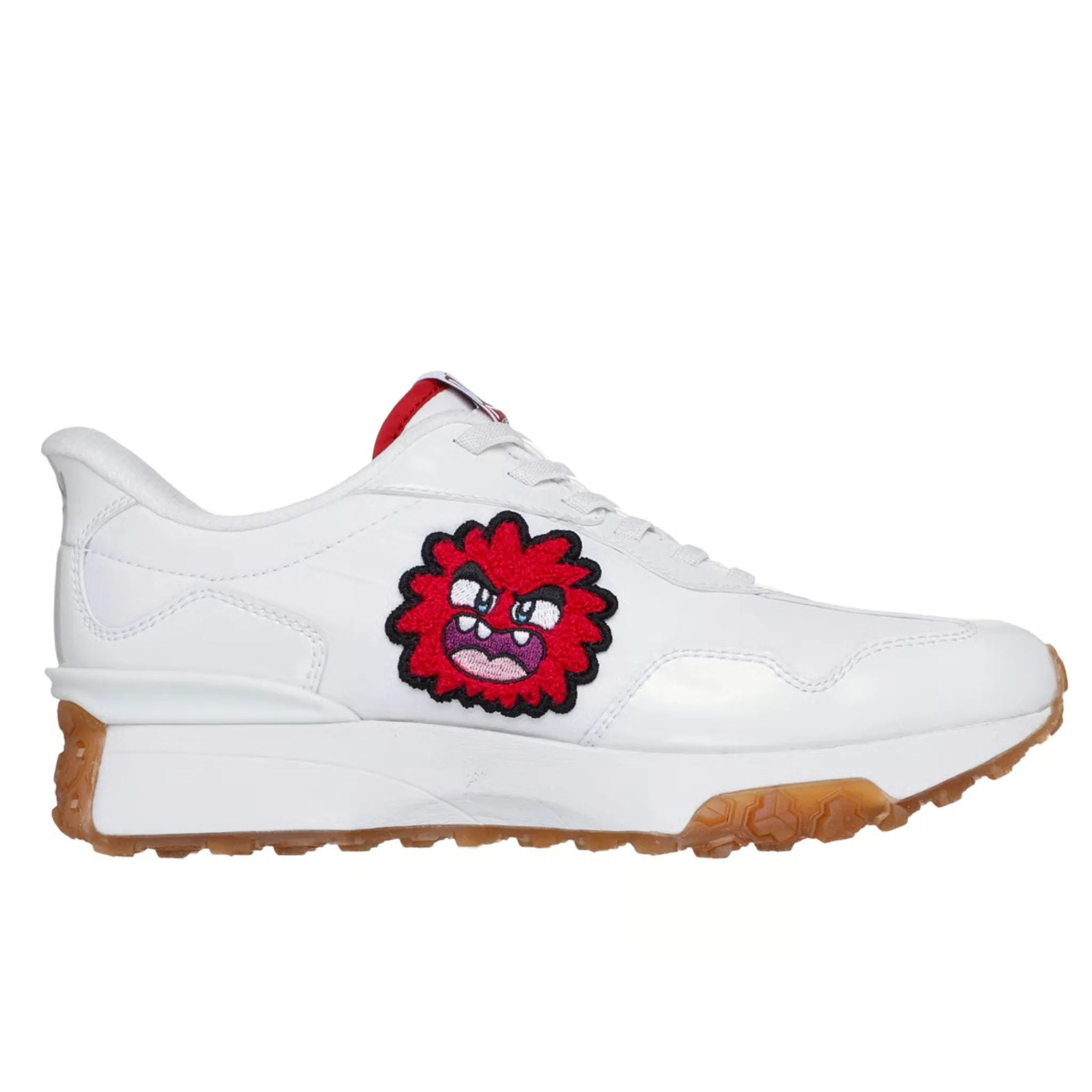 Skechers Women's 177748 Mark Nason Slip-ins Neo Jogger Vexx Doodle White Red Casual Shoes Casual Shoes Office