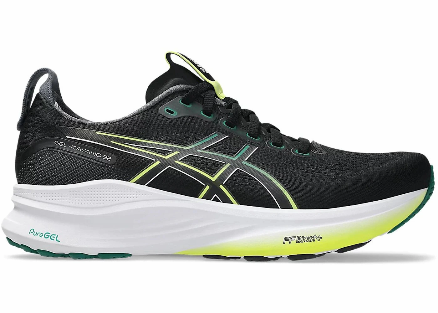 Asics Running Shoes Limited Edition ASICS Gel-Kayano 32 Black Jasper Green