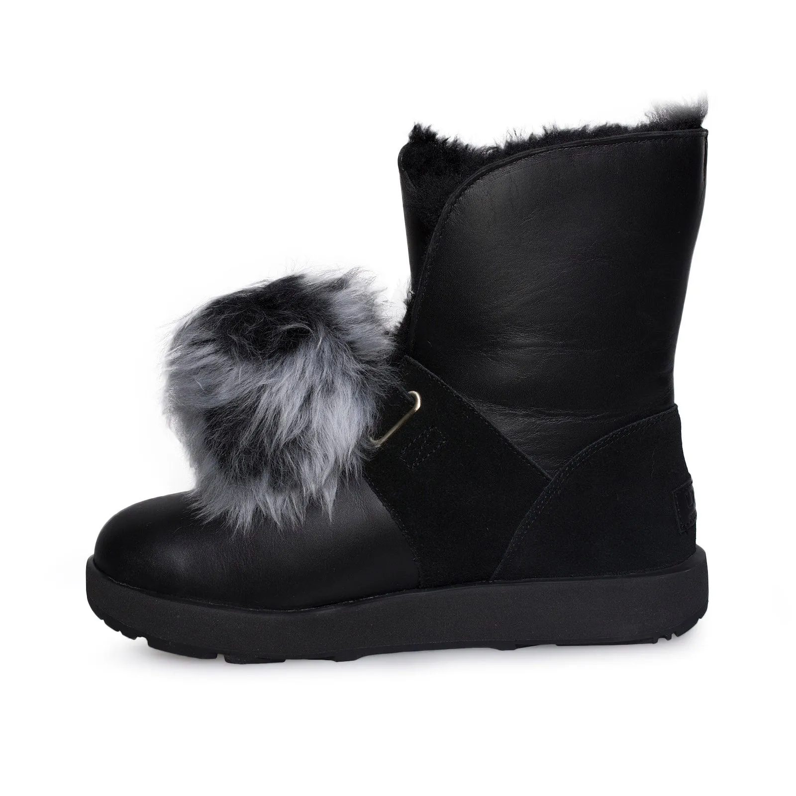 UGG Isley Waterproof Black Boots Insulated Boots Waterproof
