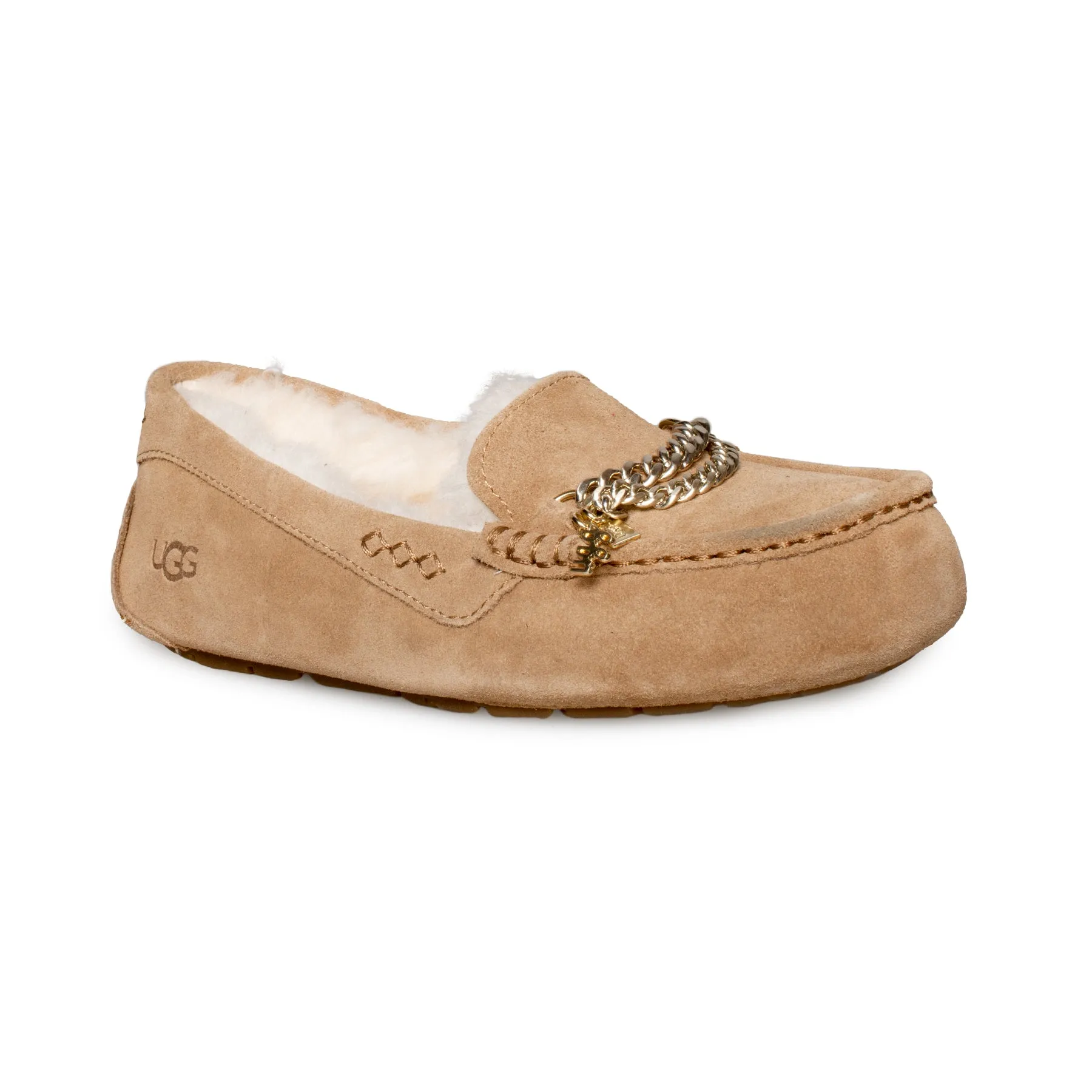 UGG Ansley Chain Chestnut Slippers - Women's Umrah Slippers