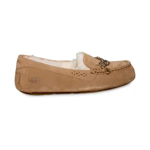 UGG Ansley Chain Chestnut Slippers - Women's Cheap Ladies Slippers