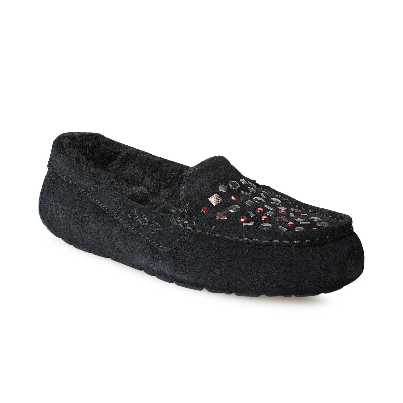 Memoi Slippers UGG Ansley Stud II Black Slippers - Women's