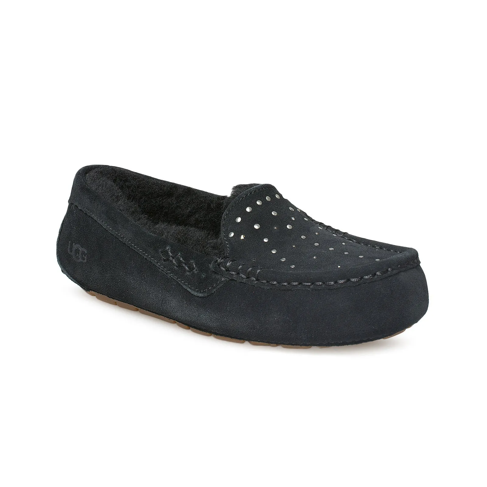 Porsche Slippers UGG Ansley Studded Black Slippers - Women's