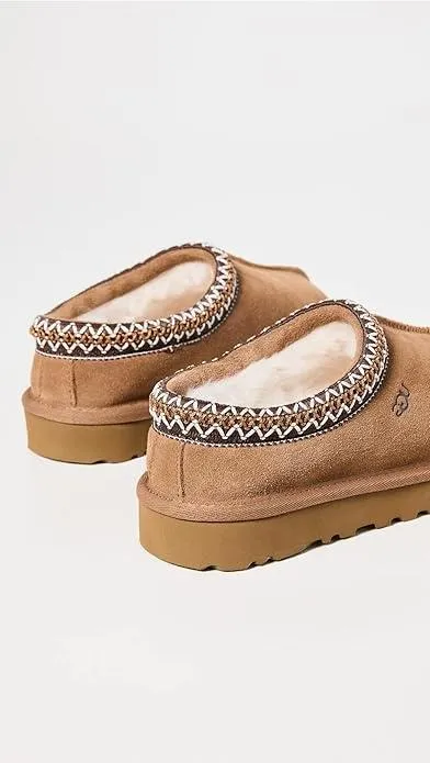 Macy's Ugg Slippers UGG Authentic Women's Tasman braid Slipper Shoes Chestnut 5955