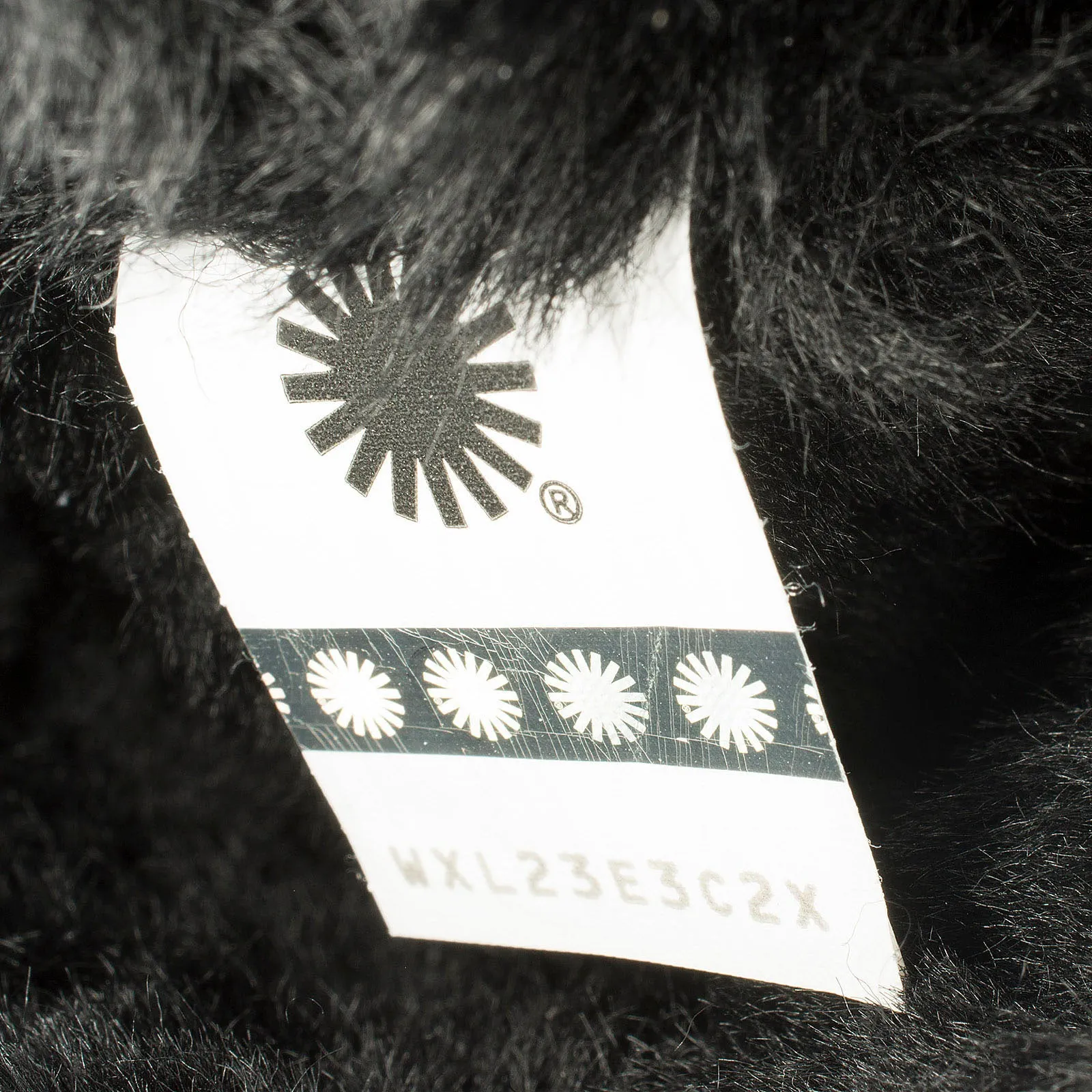 Rock Platform Boots UGG Bailey Fluff Buckle Black Boots - Women's