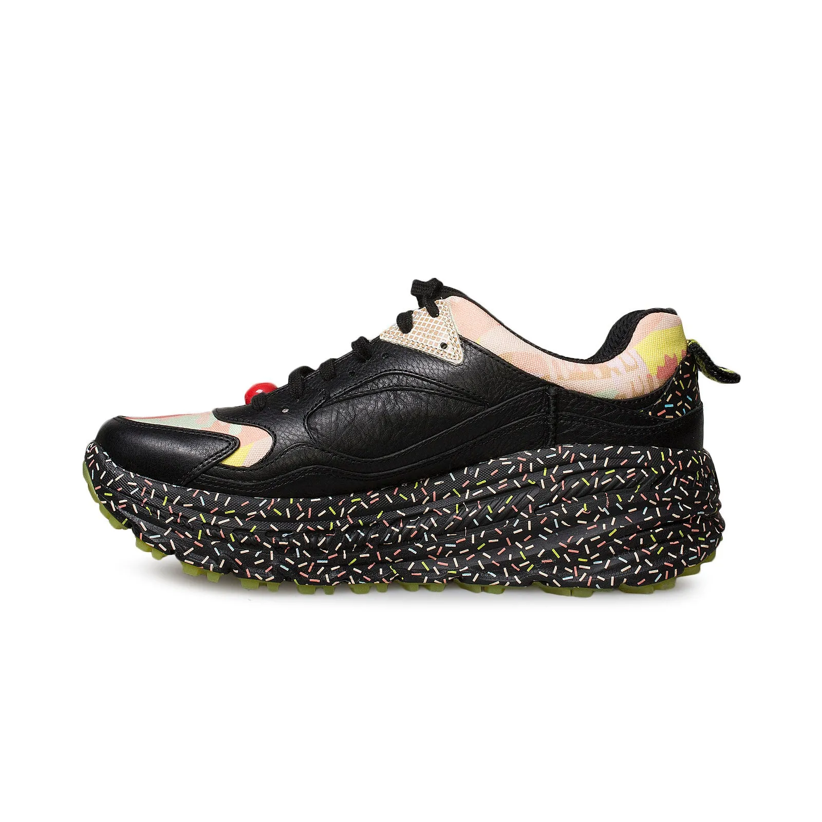 High Top Platform Sneakers UGG CA805 X Sundae Black Yellow Shoes - Men's