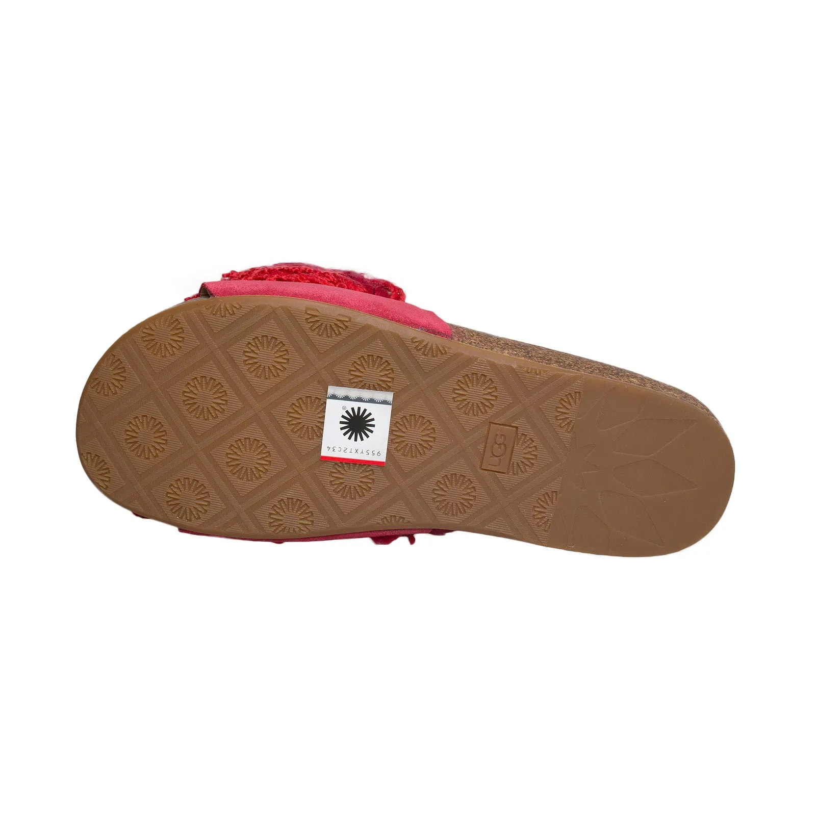 UGG Cindi Ribbon Red Flip Flops - Women's Slide In Sandals