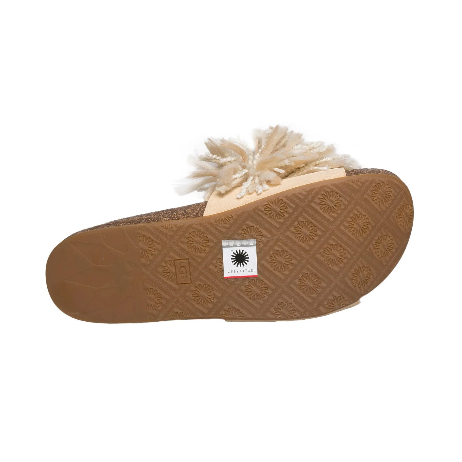 Fur Sandals UGG Cindi Soft Ochre Flip Flops - Women's