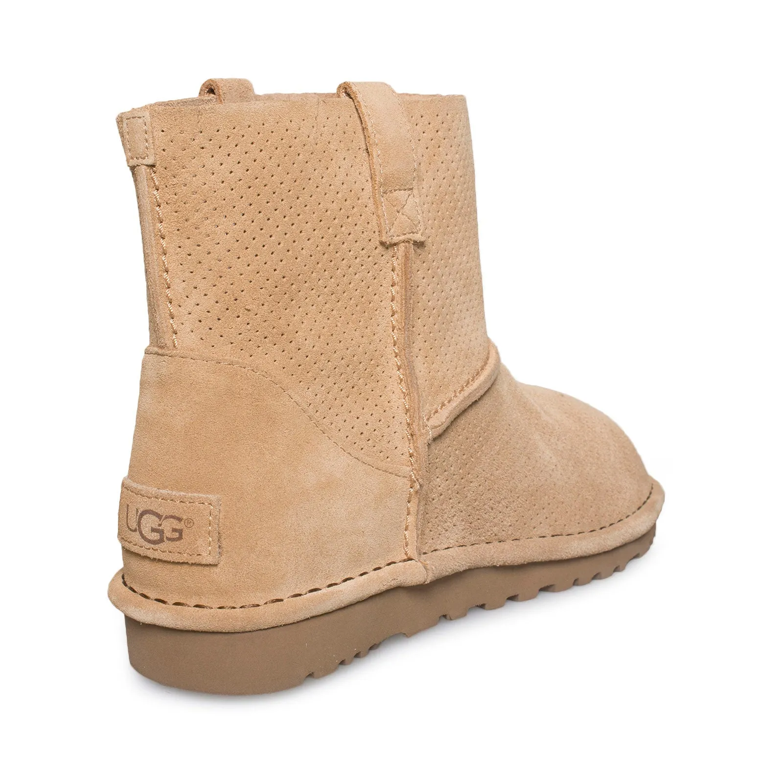 UGG CLASSIC Unlined Mini Perf Tawny Boots Orthofeet Boots