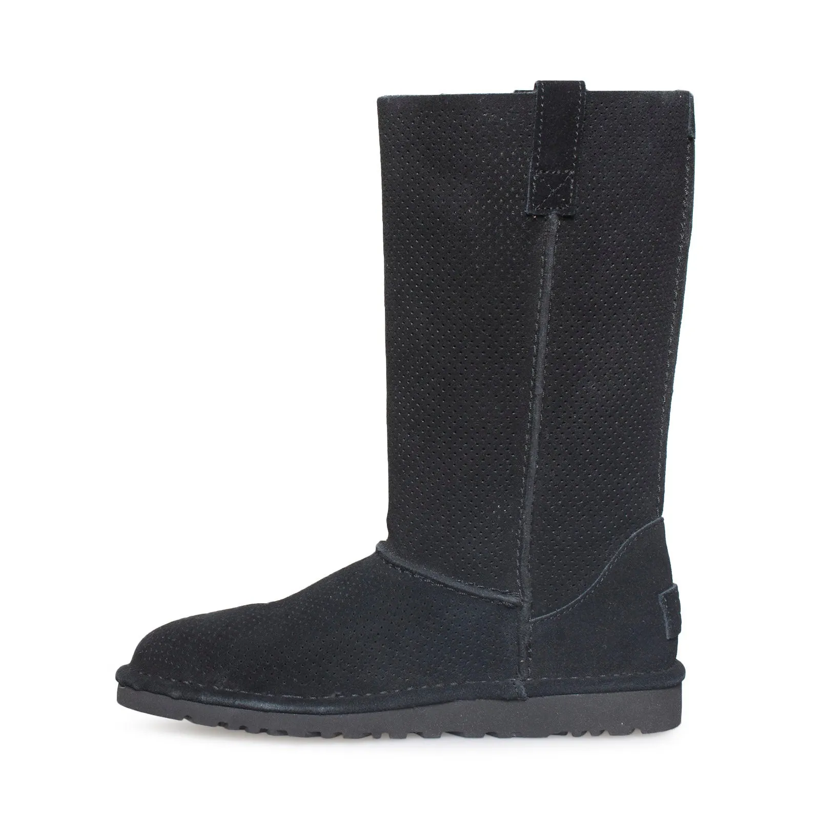 UGG Classic Unlined Tall Perf Black Boots Pro Safety Boots