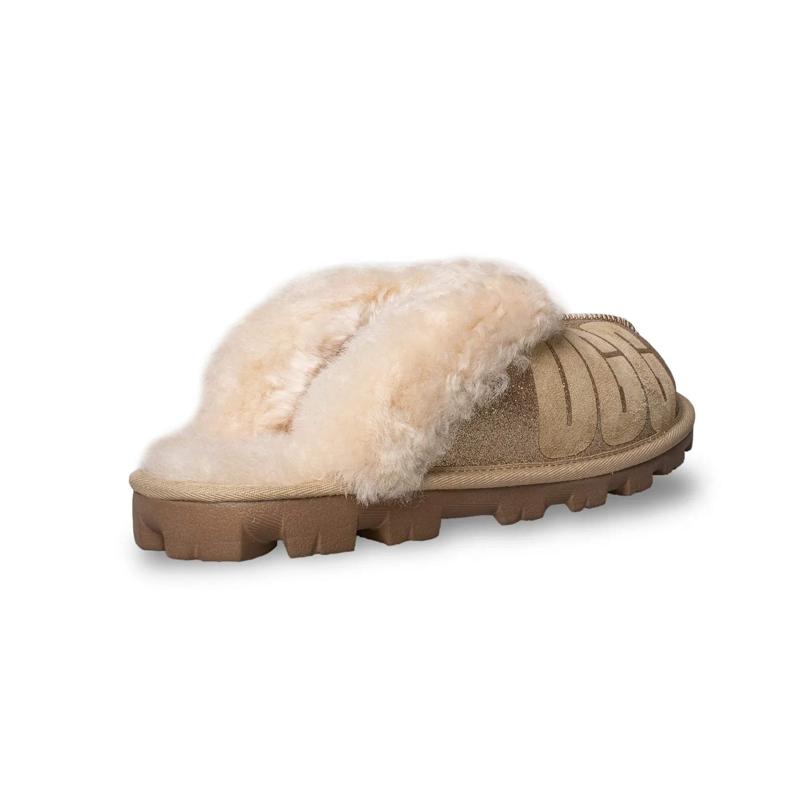 UGG Coquette UGG Sparkle Gold Slippers - Women's Croc Slides
