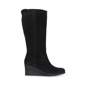 UGG Dawna Black Boots Mini Hunter Boots