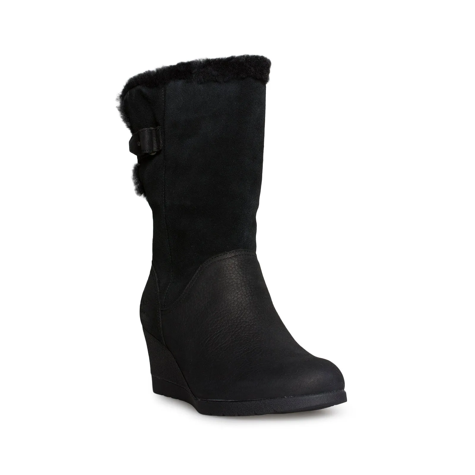 Extended Calf Boots UGG Edelina Black Boots - Women's