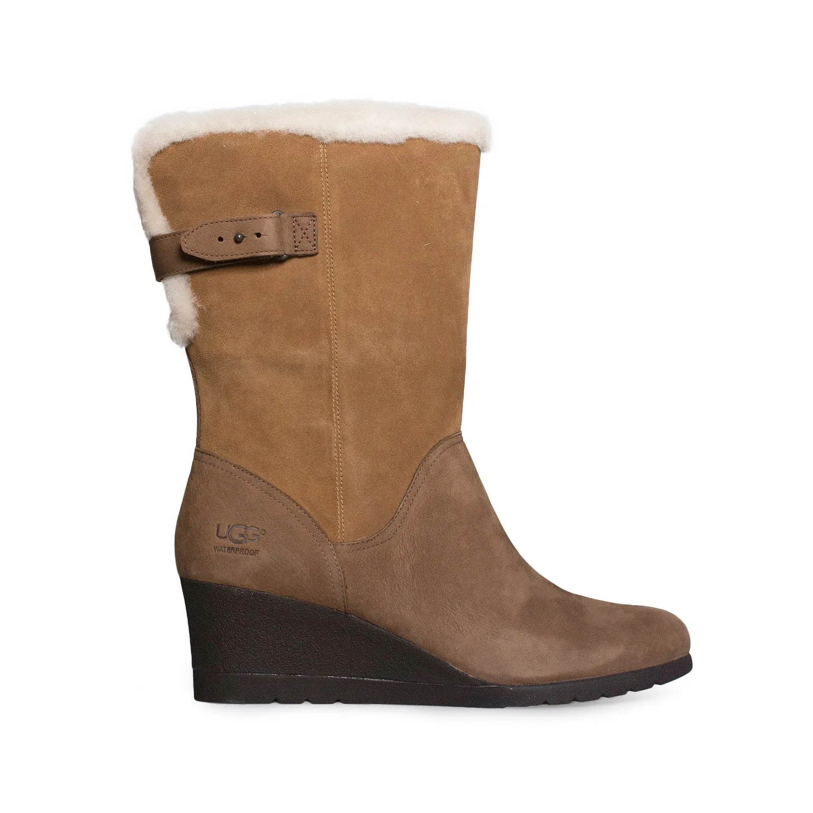 UGG Edelina Chestnut Boots - Women's Comfortable Steel Toe Boots