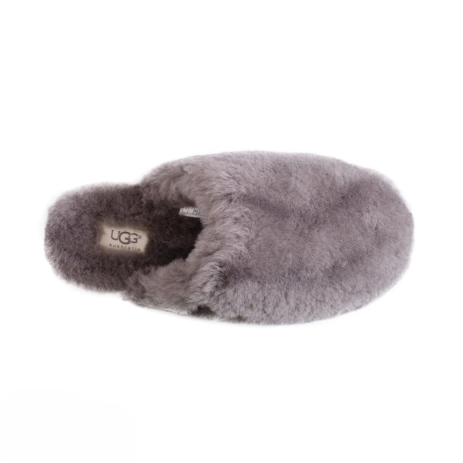 UGG Fluff Clog Grey Slippers - Women's Born Slippers