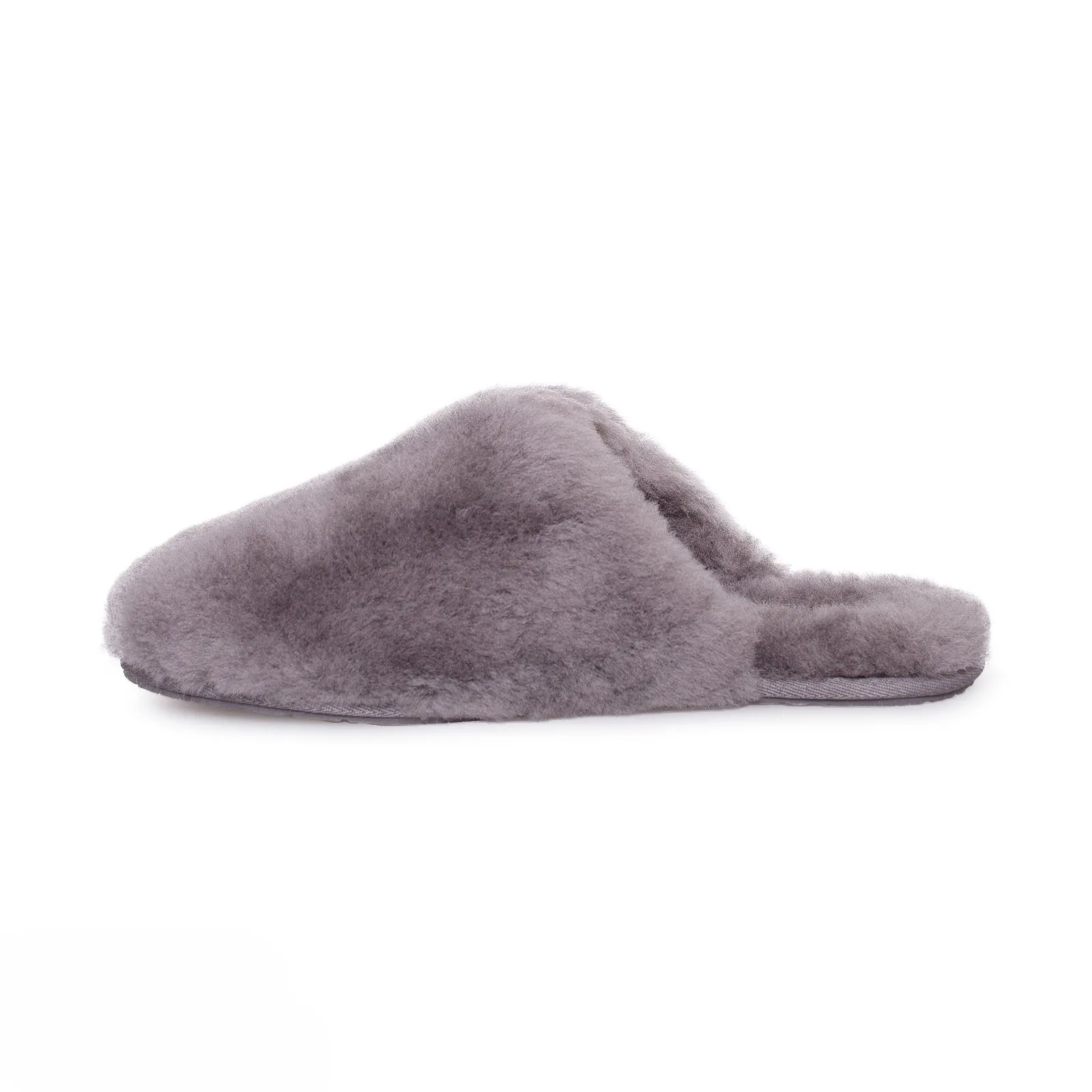UGG Fluff Clog Grey Slippers - Women's Ugg Infant Slippers