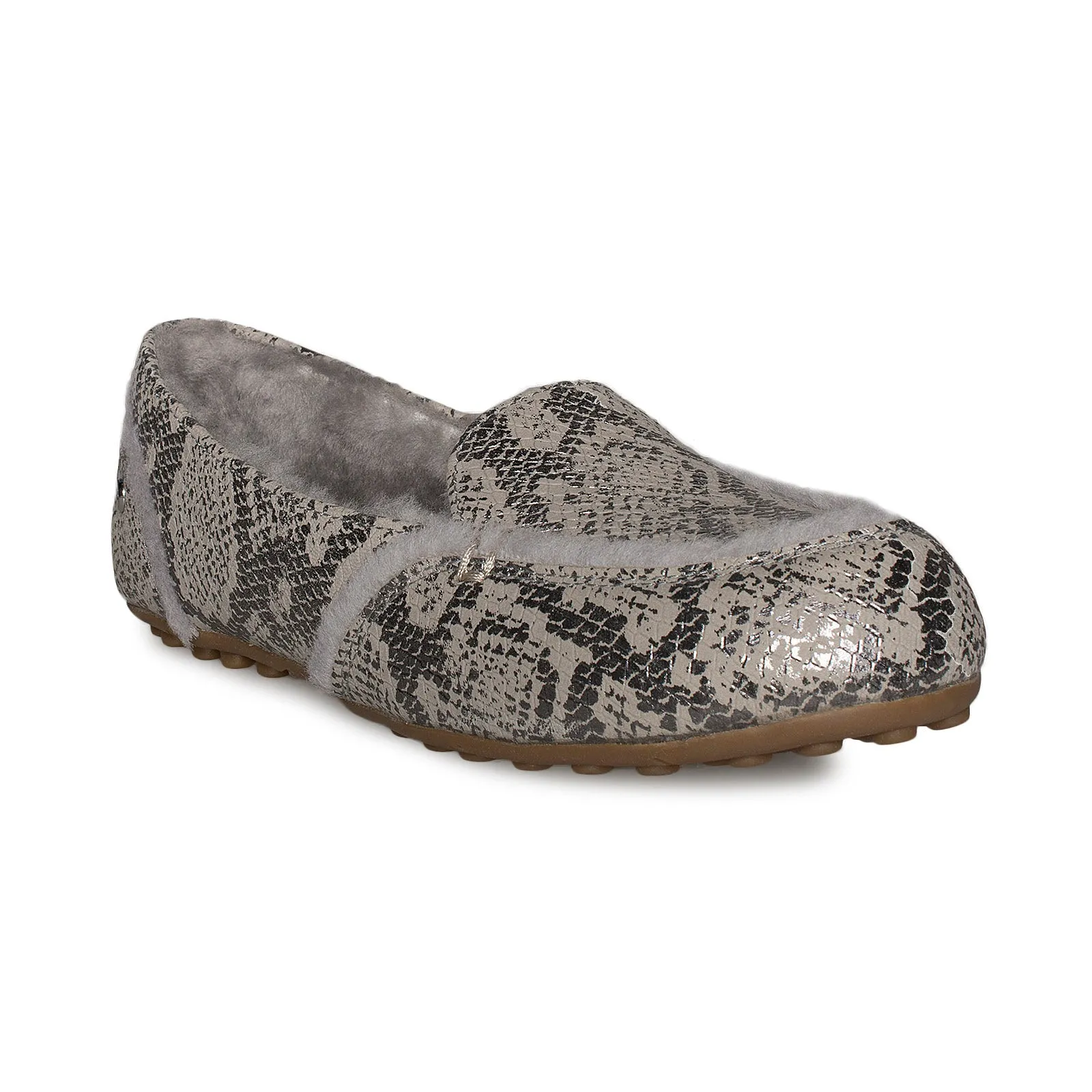 UGG Hailey Metallic Silver Shoes - Women's Super Mario Brothers Slippers