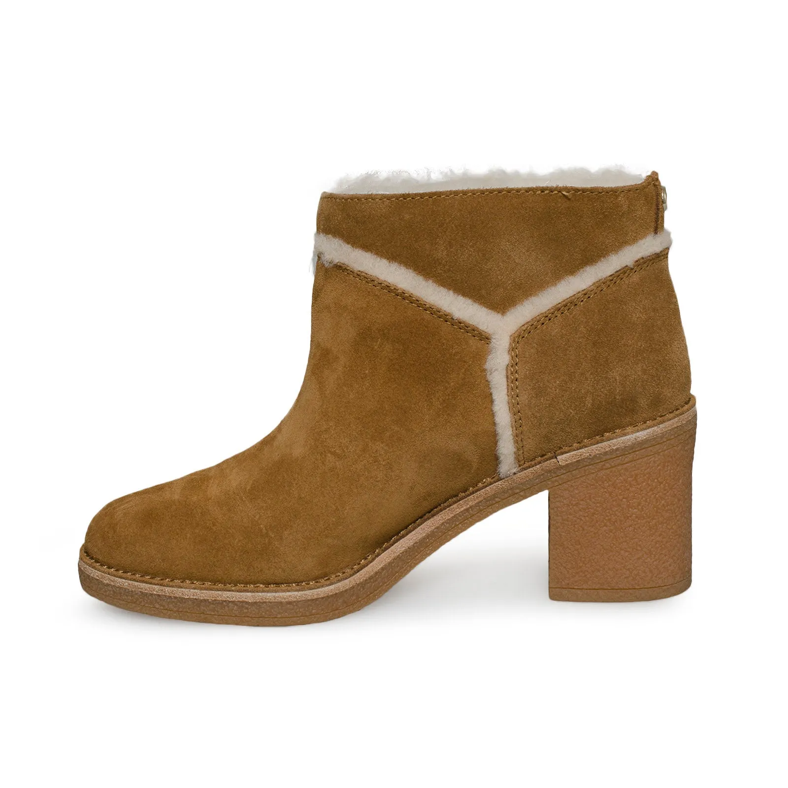 UGG Kasen Chestnut Boots Heeled Cowboy Boots
