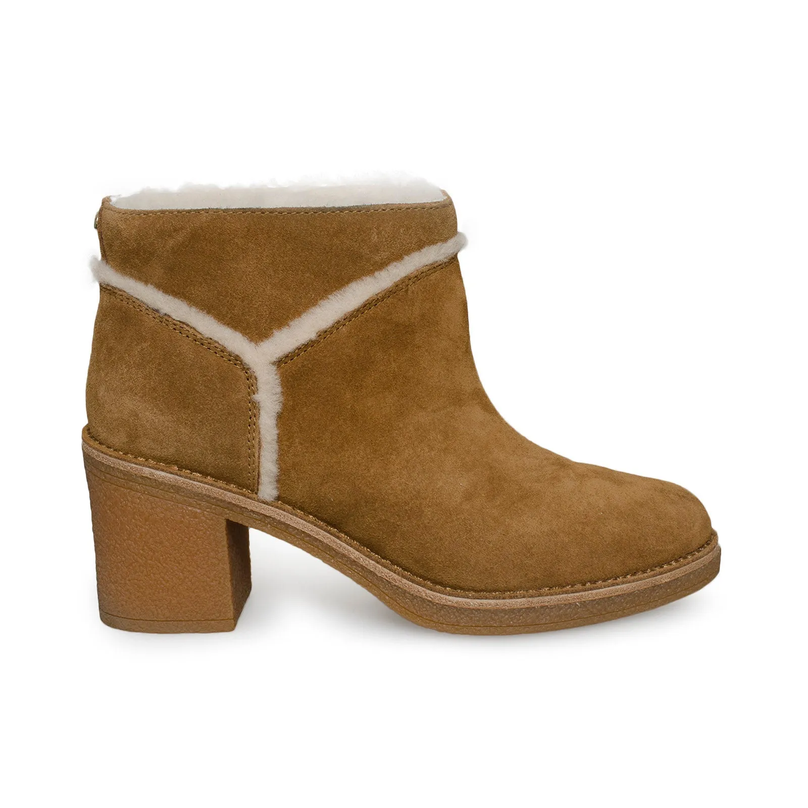 Boots W The Fur UGG Kasen Chestnut Boots