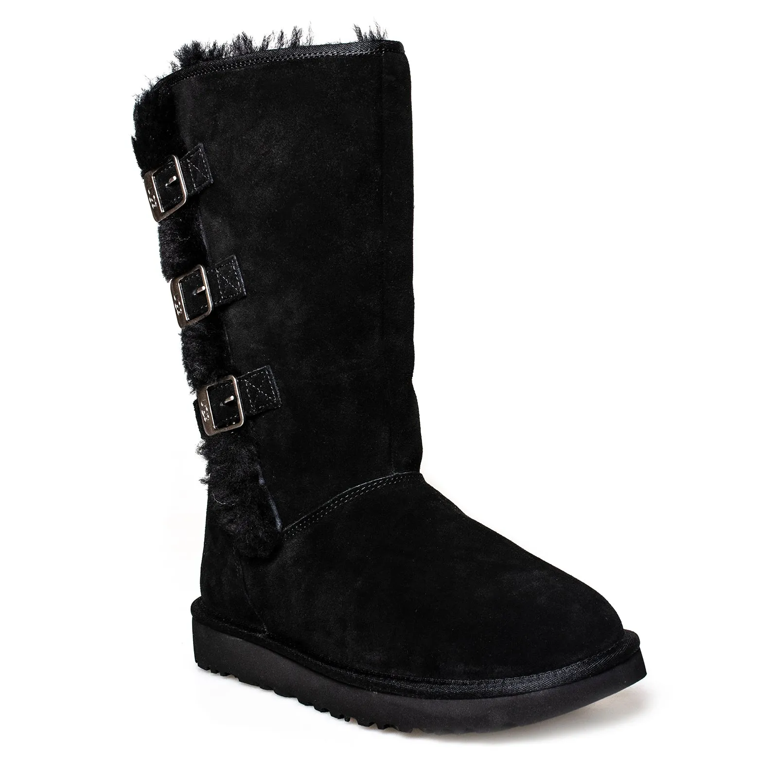 UGG Klea Black Boots - Women's Real Western Boots