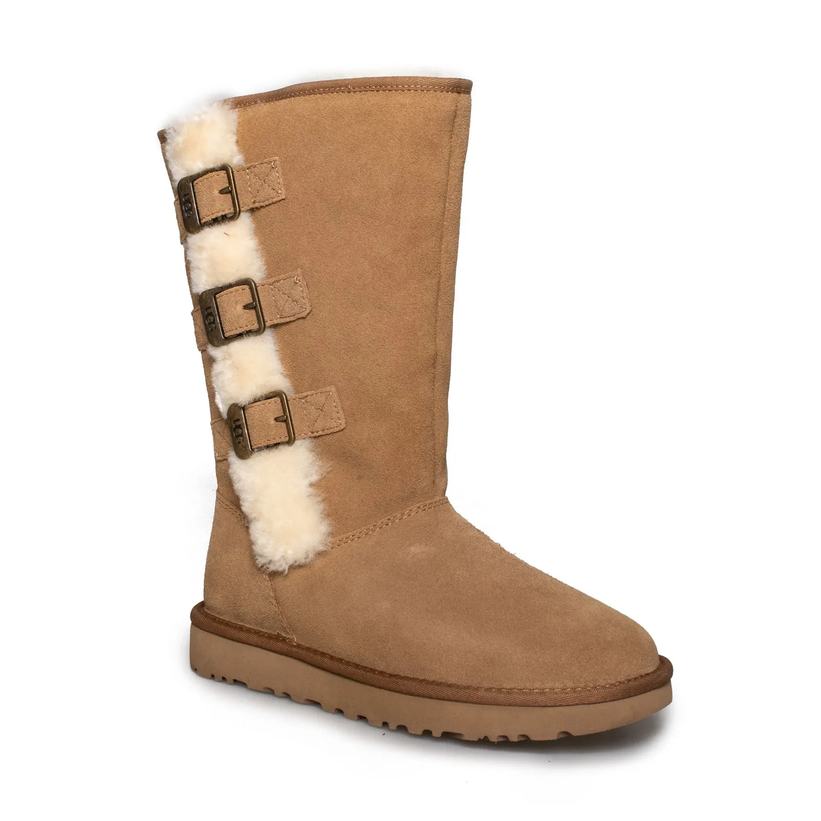 UGG Klea Chestnut Boots - Women's Ostrich Western Boots