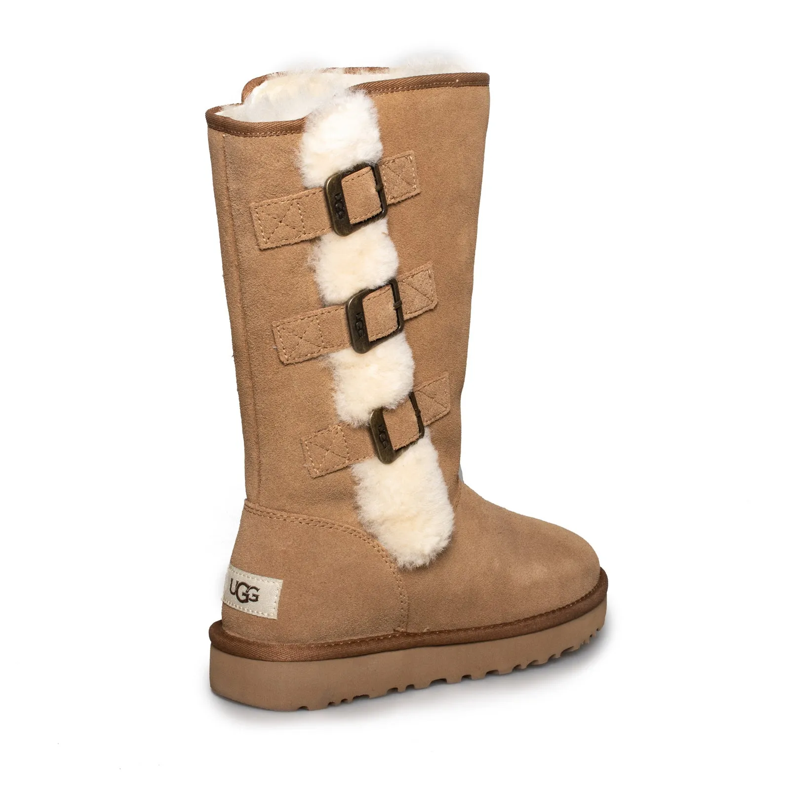 Tall Moto Boots UGG Klea Chestnut Boots - Women's