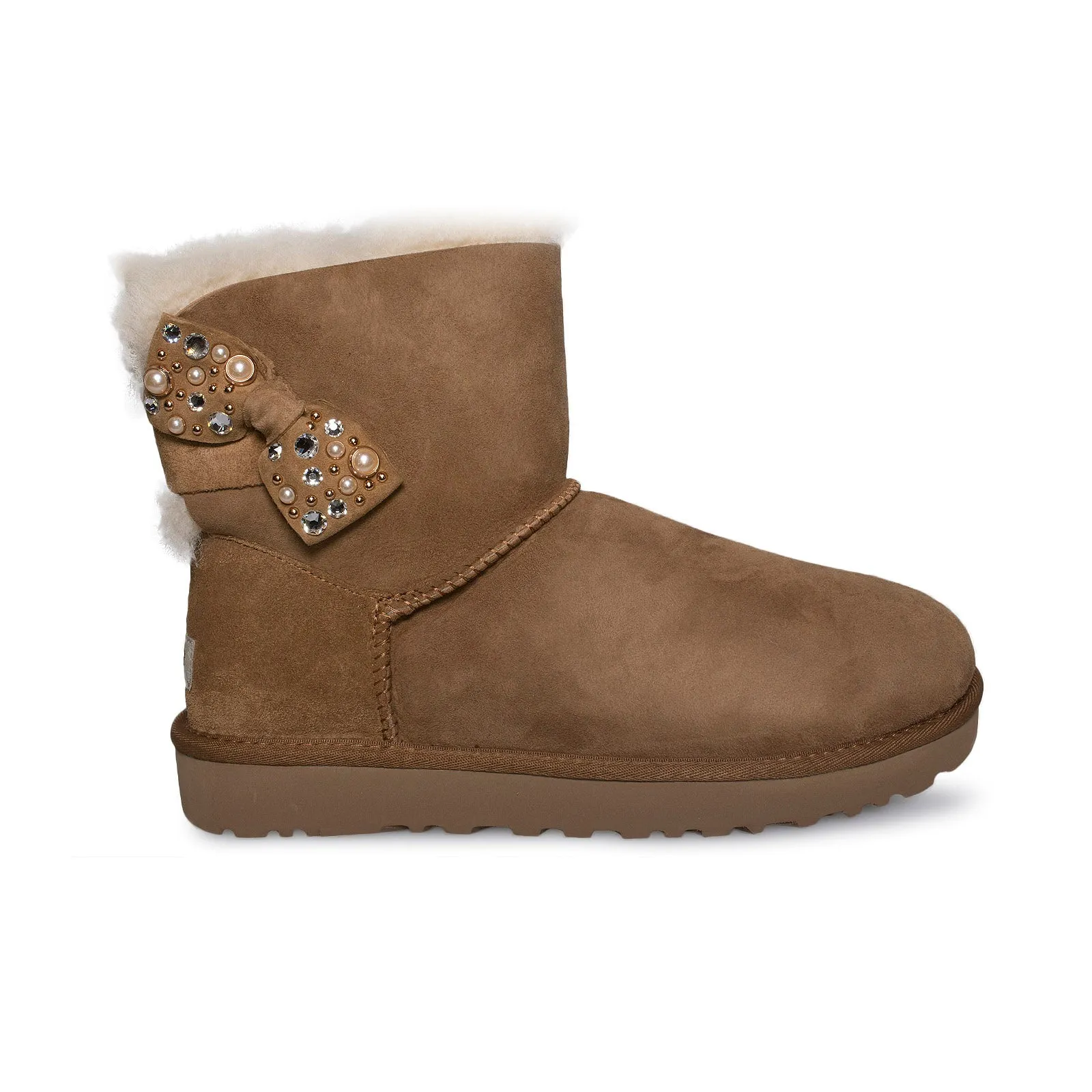 UGG Mini Bailey Bow Brilliant Boots Steel Toe Square Toe Boots