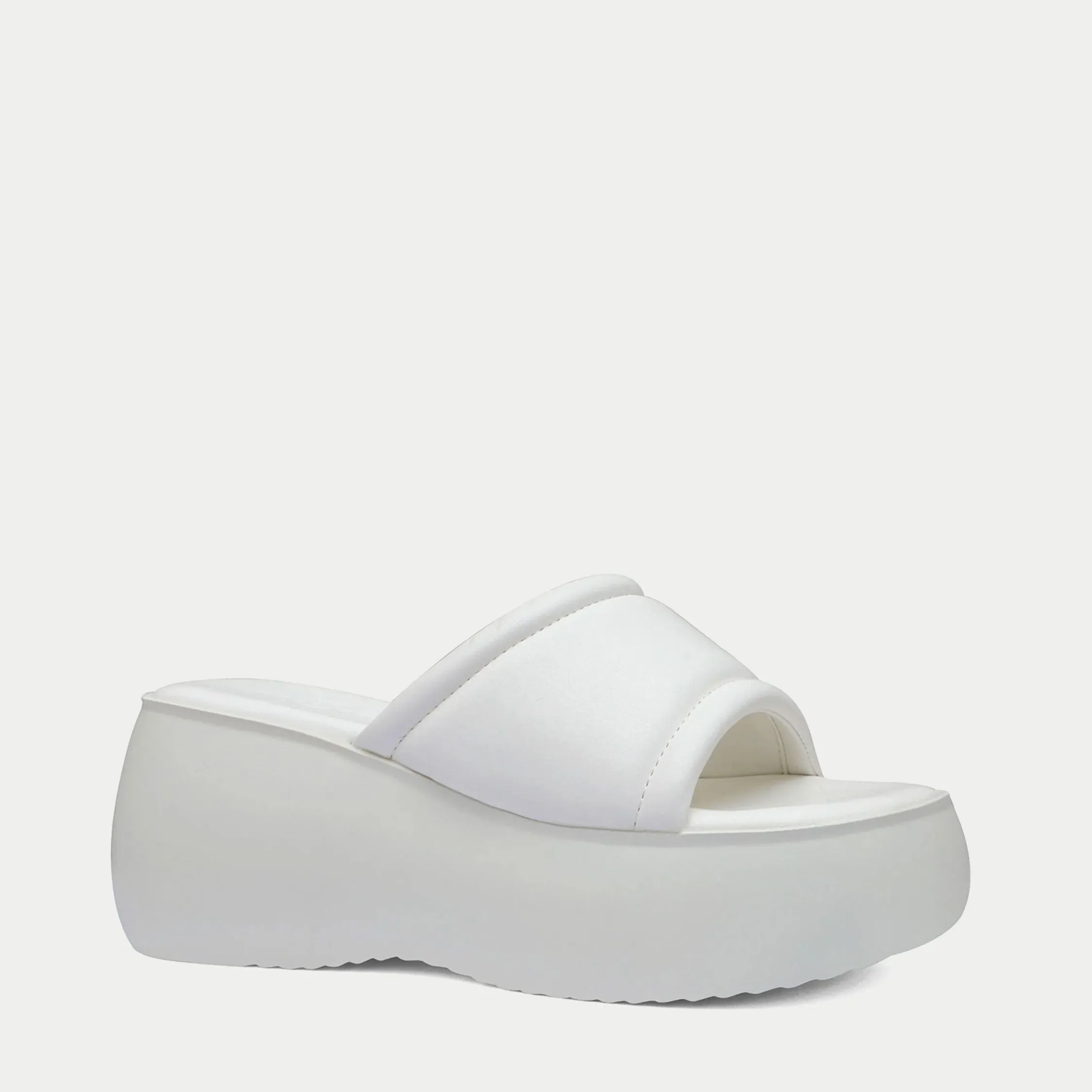 Shearling Clog Slippers MW1930-WHITE